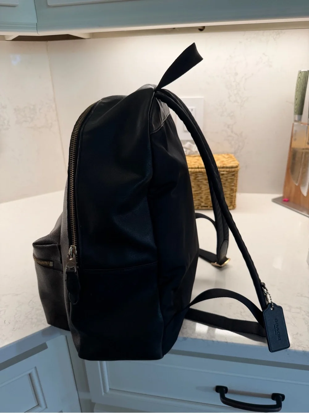 Coach backpack featuring